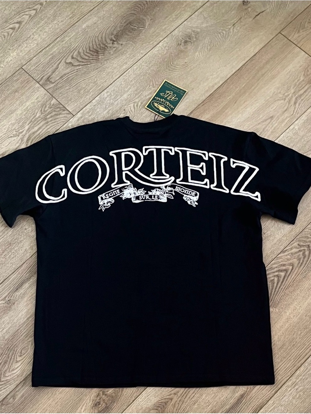Corteiz Men's Black Short-Sleeve Graphic Tee